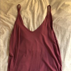 Dusty rose tank top